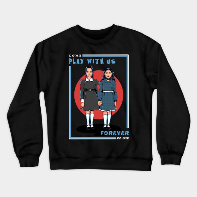 Come Play With Us Crewneck Sweatshirt by Malakian Art